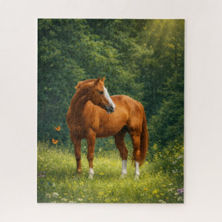 Realistic Horse Nature Jigsaw Puzzle