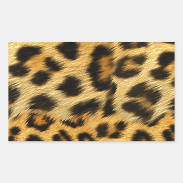 Realistic leopard fur print accessories - trendy sticker (Front)