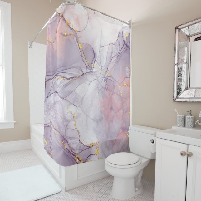 Realistic Liquid Marble With Gold (In Situ)