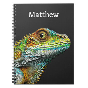 Realistic Lizard Iguana Personalized Notebook