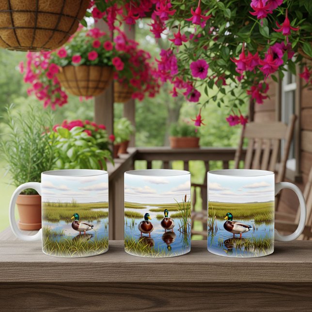 Realistic Mallard Digital Painting Mug Wrap Design (Creator Uploaded)