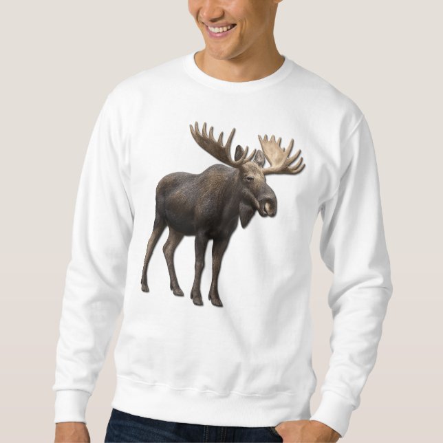 REALISTIC MOOSE DESIGN. SAMER BRASIL SWEATSHIRT (Front)