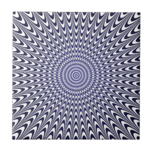 Realistic optical illusion tile