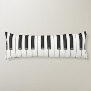 Realistic Piano Keys Personalizable Music Body Pillow