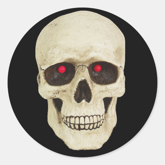 Realistic Skull stickers (Front)