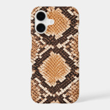 Realistic Snakeskin Print iPhone Case
