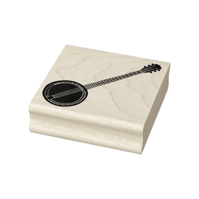 Realistic Style Banjo Graphic Rubber Stamp (Stamp)