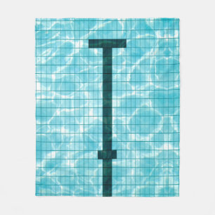 Realistic Swimming Pool Swimmer Pool Sports Mom Fleece Blanket