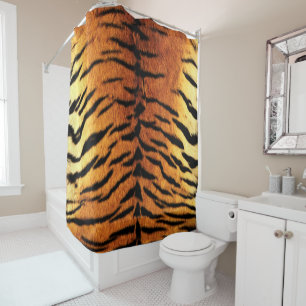 Realistic Tiger Skin Print