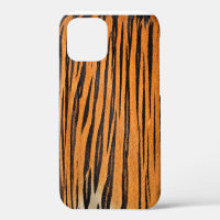 Realistic tiger skin texture.