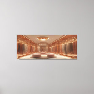 realistic virtual fashion fitting room canvas print