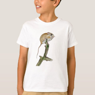 Realistic watercolor mouse in a tree T-Shirt