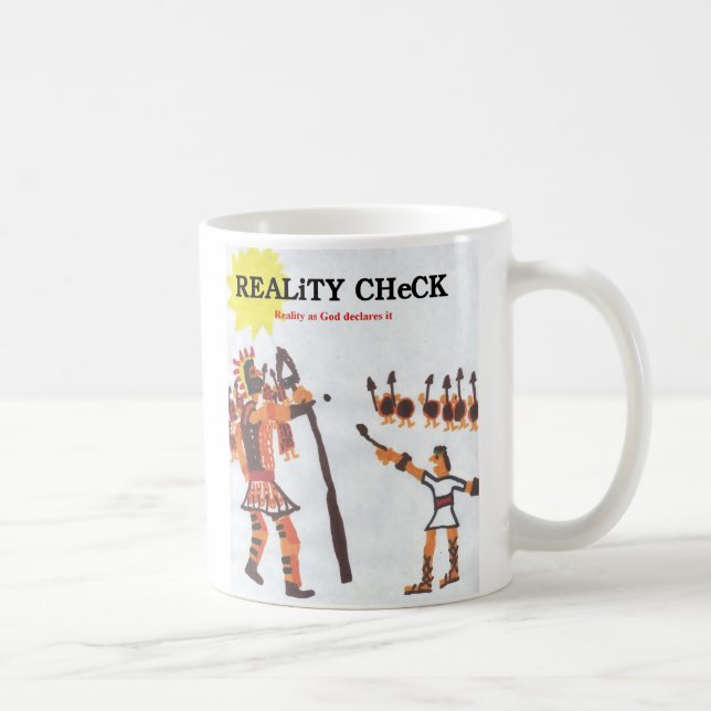 Reality Check - David & Goliath Coffee Mug (Right)