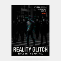 Reality Glitch - NPC Surveillance Simulation