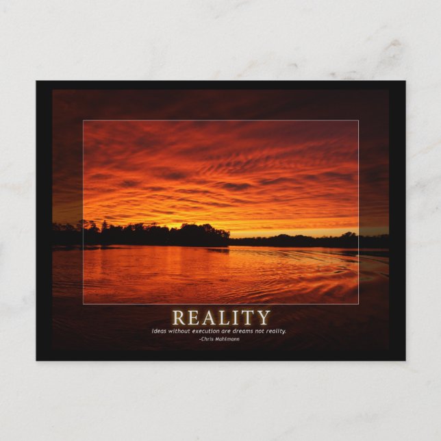 Reality - Ideas in Motivation Postcard (Front)