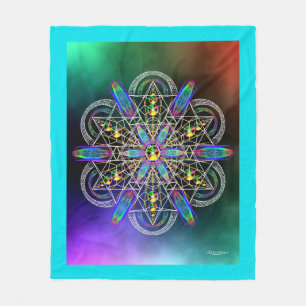 Reality Is Frequency Fleece Blanket