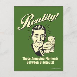 Reality: Moments Between Blackouts Postcard