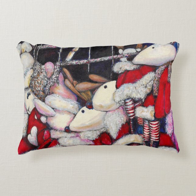 Reality on Vacation Accent Pillow (Front)