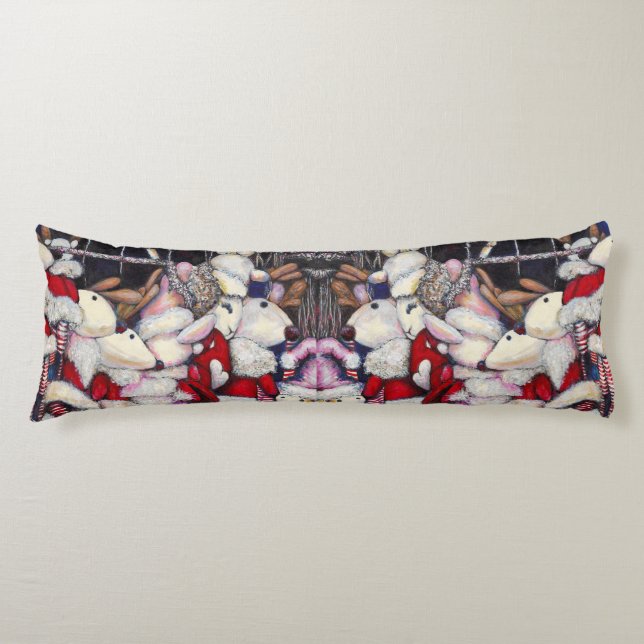 Reality on Vacation Body Pillow (Front)