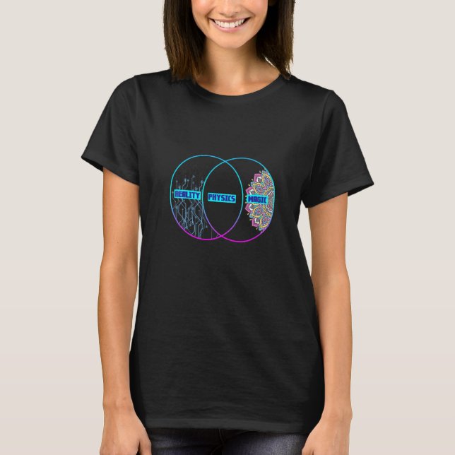 Reality Pysics Magic Quantum Mechanics Science Phy T-Shirt (Front)