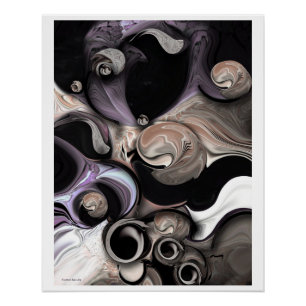 "Reality vs Departure", Glossy Poster