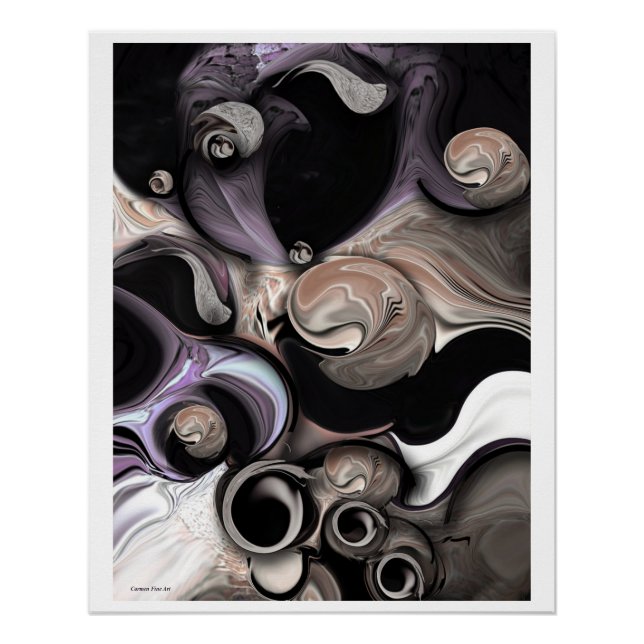 "Reality vs Departure", Glossy Poster (Front)