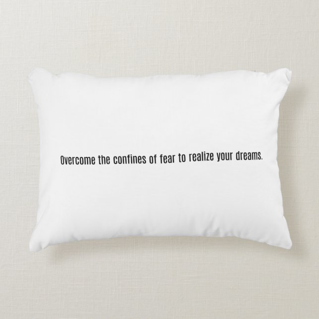 Realize Your Dreams Accent Pillow (Front)