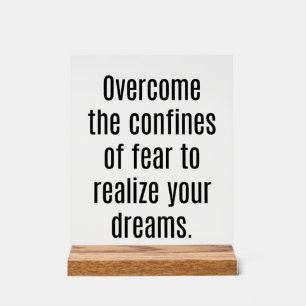 Realize Your Dreams Acrylic Sign