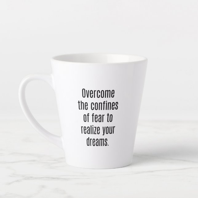 Realize Your Dreams Latte Mug (Left)