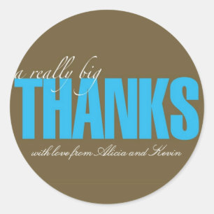 Really Big Thanks Sticker