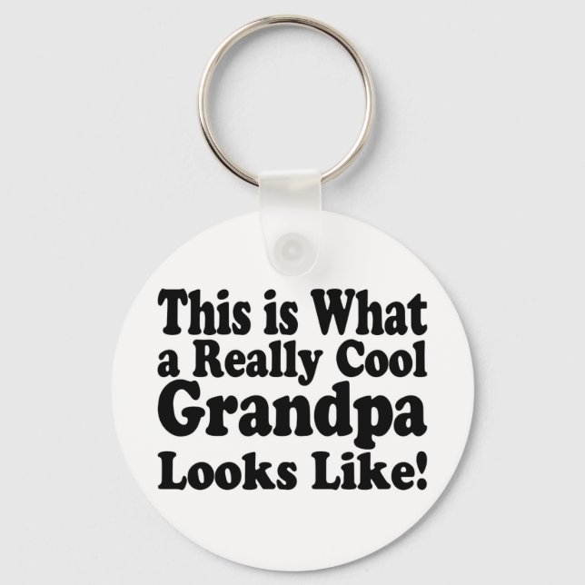 Really Cool Grandpa Keychain (Front)