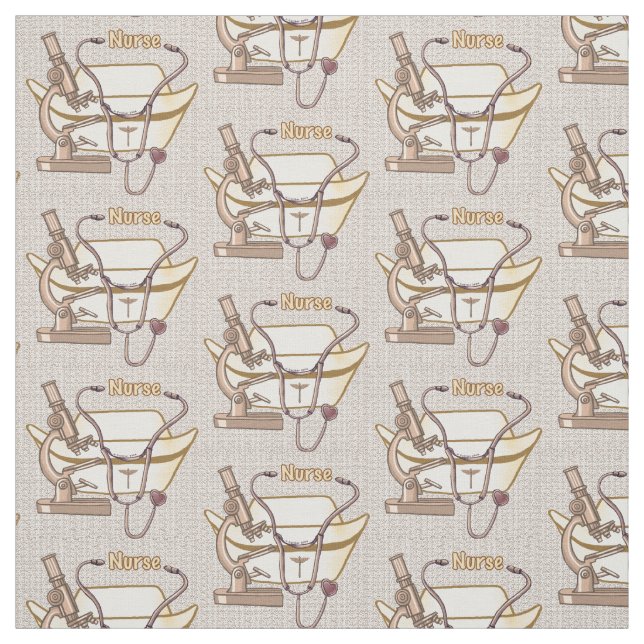 Really cool nurse  fabric (Swatch)