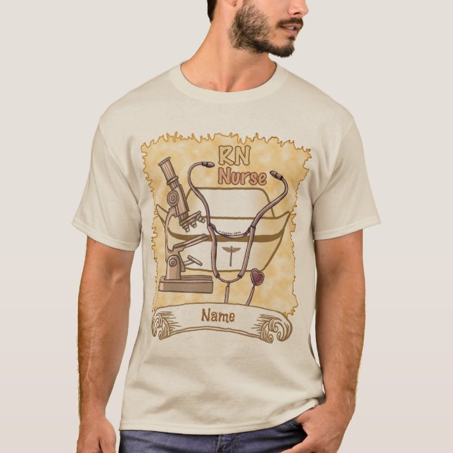 Really cool RN Nurse T-Shirt (Front)