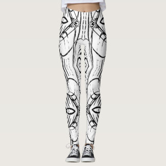 Really fun, slimming, abstract  B&W leggings! Leggings