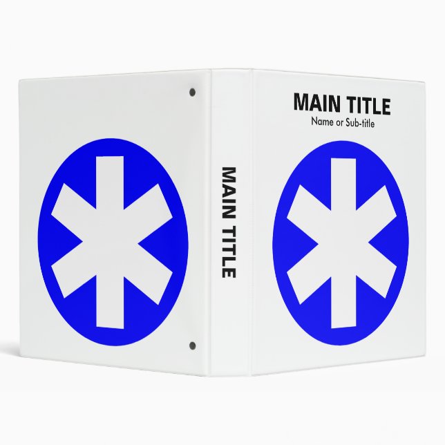 Really Important Asterisk - Blue Binder (Background)