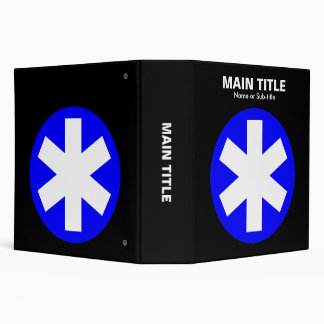 Really Important Asterisk - Blue with Black Binder