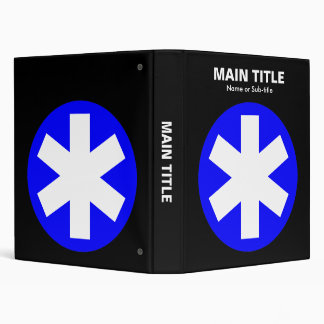 Really Important Asterisk - Blue with Black Binder