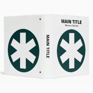 Really Important Asterisk - Dark Green Binder