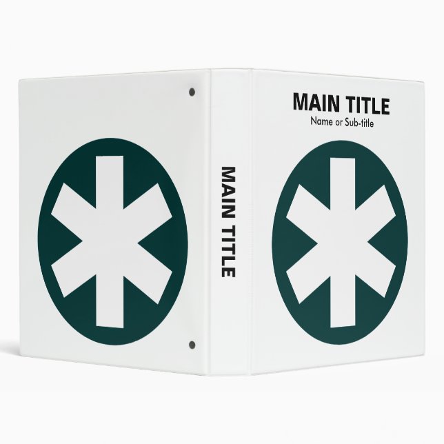 Really Important Asterisk - Dark Green Binder (Background)