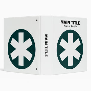 Really Important Asterisk - Dark Green Binder