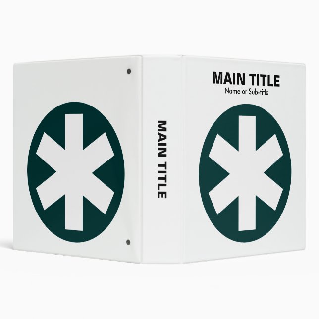 Really Important Asterisk - Dark Green Binder (Background)