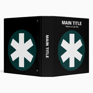 Really Important Asterisk - Dark Green with Black Binder