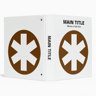 Really Important Asterisk - Deep Brown Binder