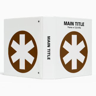 Really Important Asterisk - Deep Brown Binder