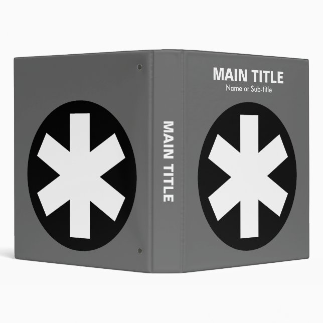 Really Important Asterisk - Grey Binder (Background)