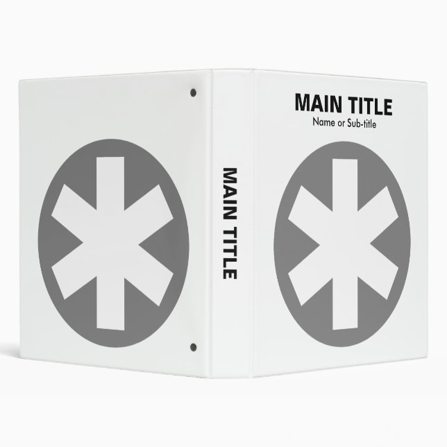 Really Important Asterisk - Grey Binder (Background)