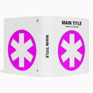 Really Important Asterisk - Magenta Binder