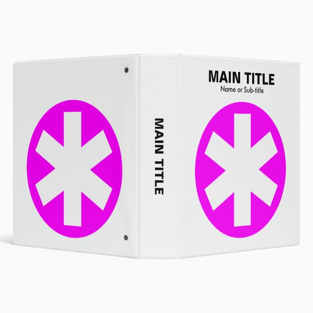 Really Important Asterisk - Magenta Binder (Background)
