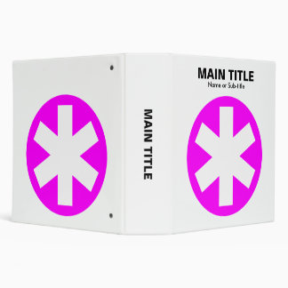 Really Important Asterisk - Magenta Binder