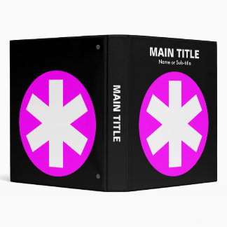 Really Important Asterisk - Magenta with Black Binder